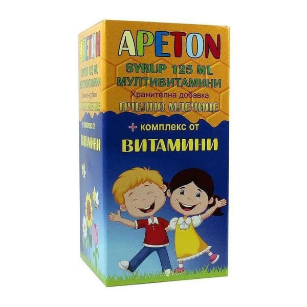 АЛФА МАРКЕТИНГ ЕООД Апетон сироп, 125 мл