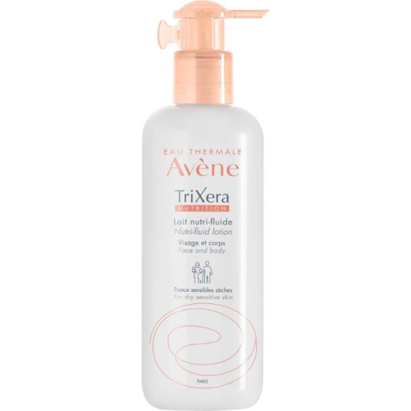 AVENE TriXera Нутри-флуидно мляко за лице и тяло, 400 мл. AVENE TriXera Нутри-флуидно мляко за лице и тяло, 400 мл.