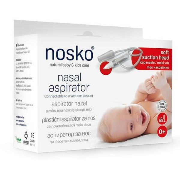Nosko baby 0+ Аспиратор за нос за прахосмукачка с мек накрайник, 1 бр. Nosko baby 0+ Аспиратор за нос за прахосмукачка с мек накрайник, 1 бр.