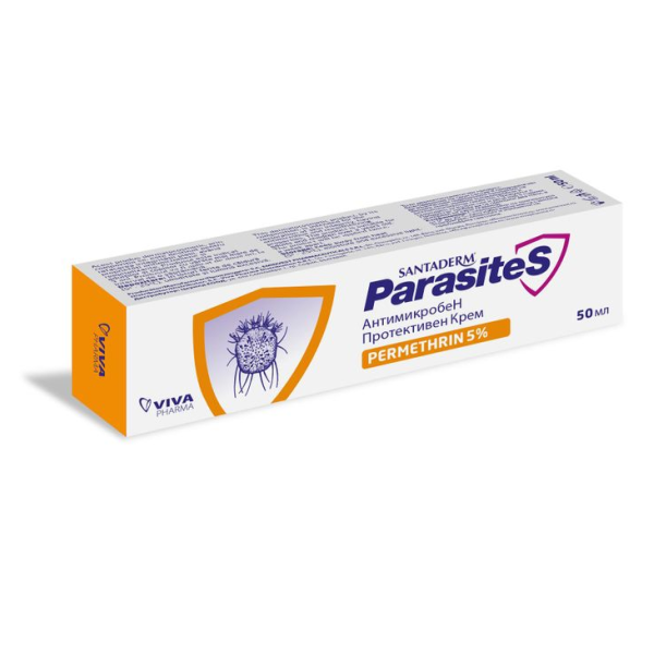 Сантадерм Parasites крем 5%, 50 мл Сантадерм Parasites крем 5%, 50 мл
