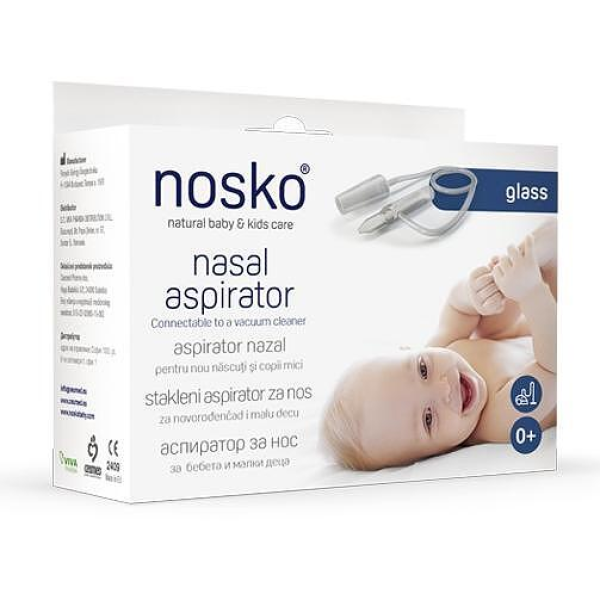 Nosko Baby Аспиратор за нос стъклен, 1 бр. Nosko Baby Аспиратор за нос стъклен, 1 бр.