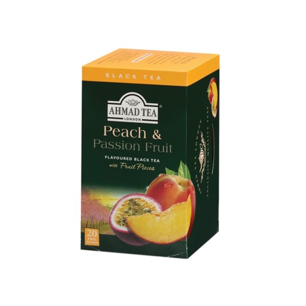 ПЛОДОВ ЧЕРЕН Чай AHMAD PEACH & PASSION FRUIT "Праскова и Маракуя" 20бр. ПЛОДОВ ЧЕРЕН Чай AHMAD PEACH & PASSION FRUIT "Праскова и Маракуя" 20бр.