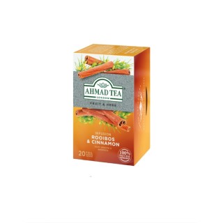 ПЛОДОВ Чай AHMAD ROOIBOS & CINNAMON "Ройбос и Канела" 20бр.