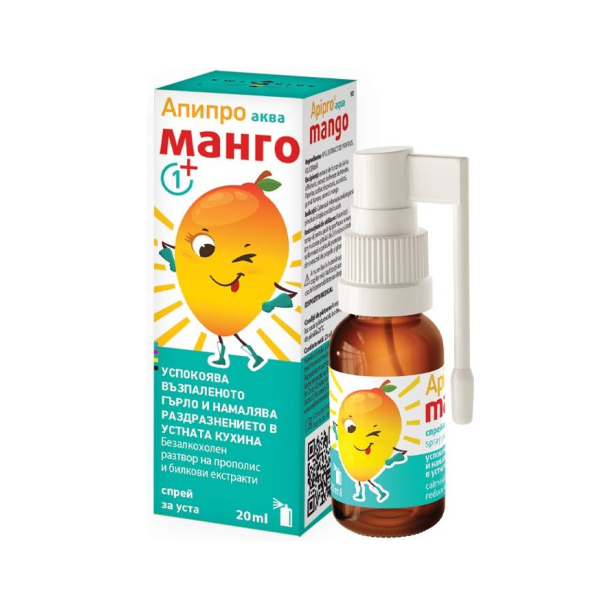 APIPHARMA Апипро Аква манго спрей, 20 мл APIPHARMA Апипро Аква манго спрей, 20 мл