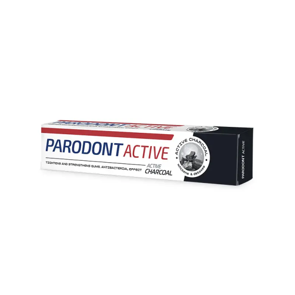 PARODONT ACTIVE CHARCOAL Паста за зъби с активен въглен 75мл.