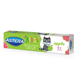 ASTERA KIDS APPLE Детска паста за зъби 6+ 50мл.
