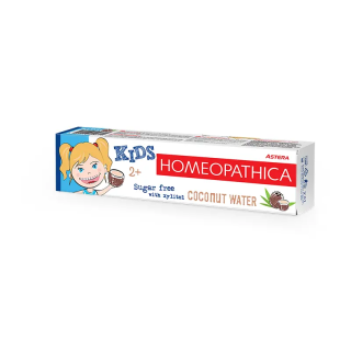 ASTERA HOMEOPATHICA KIDS COCONUT WATER Детска хомеопатична паста за зъби с кокос 2+ 50мл.