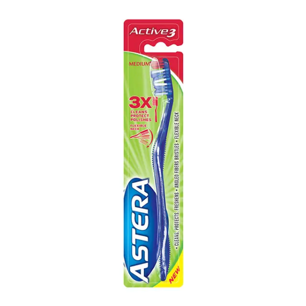 ASTERA ACTIVE 3 MEDIUM Четка за зъби 1бр.