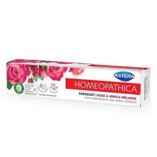 ASTERA HOMEOPATHICA PARODONT ROSE AND ARNICA Хомеопатична паста за зъби с роза и арника 75мл.