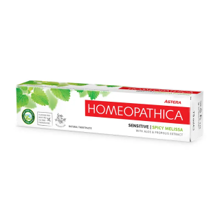 ASTERA HOMEOPATHICA SENSITIVE Хомеопатична паста за зъби 75мл.