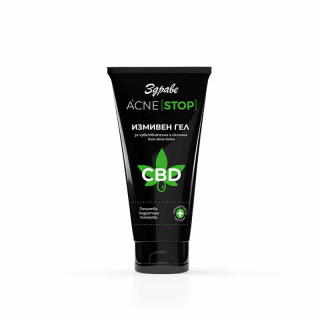 ЗДРАВЕ Акне Стоп CBD Гел за измиване на лице, 150 мл.