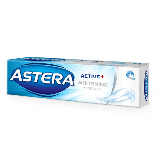 ASTERA ACTIVE WHITENING Избелваща паста за зъби, 110мл. ASTERA ACTIVE WHITENING Избелваща паста за зъби, 110мл.