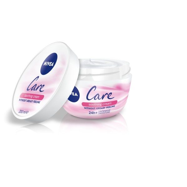 NIVEA CARE SOOTHING CREAM Успокояващ крем 200мл. NIVEA CARE SOOTHING CREAM Успокояващ крем 200мл.