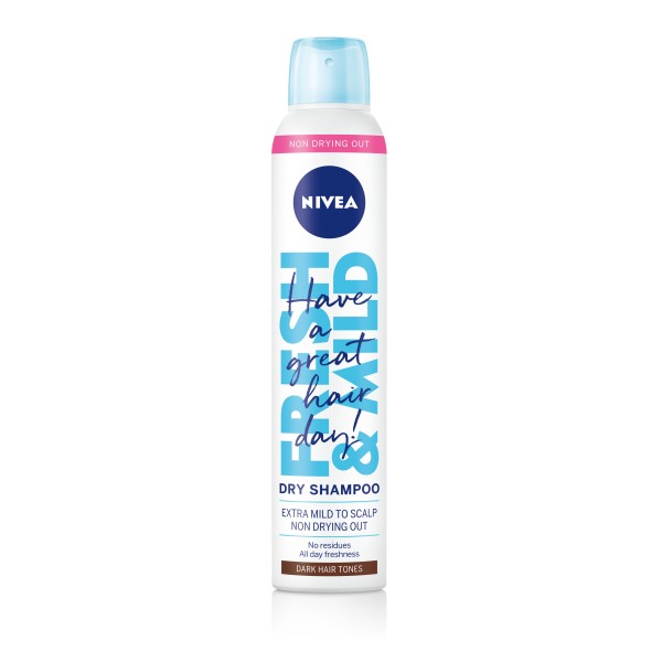 NIVEA DRY SHAMPOO Сух шампоан за тъмни тонове 200мл. NIVEA DRY SHAMPOO Сух шампоан за тъмни тонове 200мл.