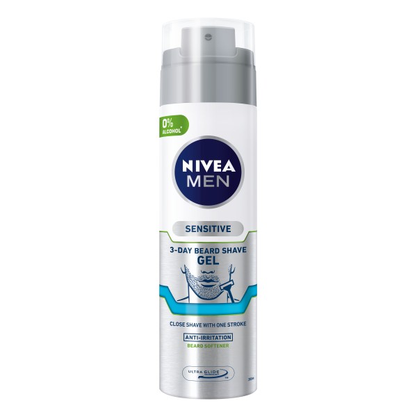 NIVEA MEN SENSITIVE ONE STROKE Гел за бръснене 200мл.