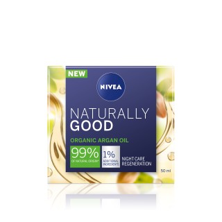 NIVEA NATURALLY GOOD Възстановяващ нощен крем за лице 50мл.