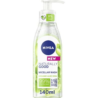 NIVEA NATURALLY GOOD Измиващ гел 140мл.
