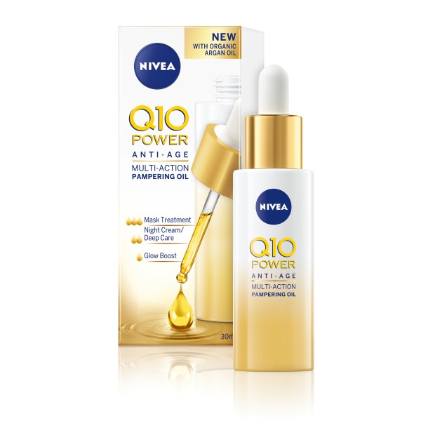 NIVEA Q10 POWER Мултифункционално олио против бръчки 30мл.