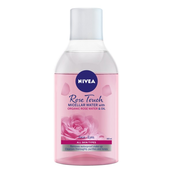 NIVEA MICELAIR Мицеларна вода с розово масло 400мл. NIVEA MICELAIR Мицеларна вода с розово масло 400мл.