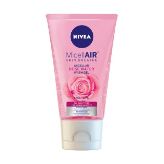 NIVEA MICELAIR Мицеларен измиващ гел с розова вода 150мл.