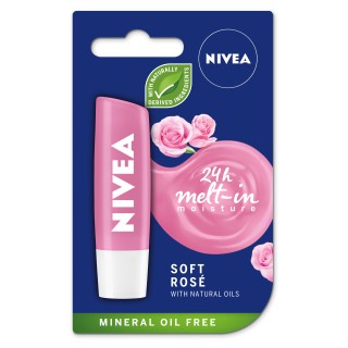 НИВЕА-БАЛСАМ ЗА УСТНИ SOFT ROSE 4.8 гр.