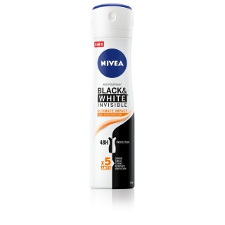 DEO Спрей дезодорант NIVEA INVISIBLE ON BLACK & WHITE ULTIMATE IMPACT 150мл.