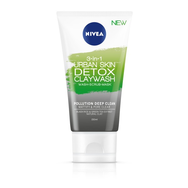 NIVEA URBAN DETOX Измиващ гел за лице с глина 150мл. NIVEA URBAN DETOX Измиващ гел за лице с глина 150мл.