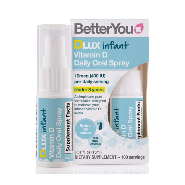 BETTER YOU Dlux Infant Витамин D орален спрей 400IU, 15 мл