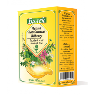 БИЛЕК Черна боровинка - листа, 40гр