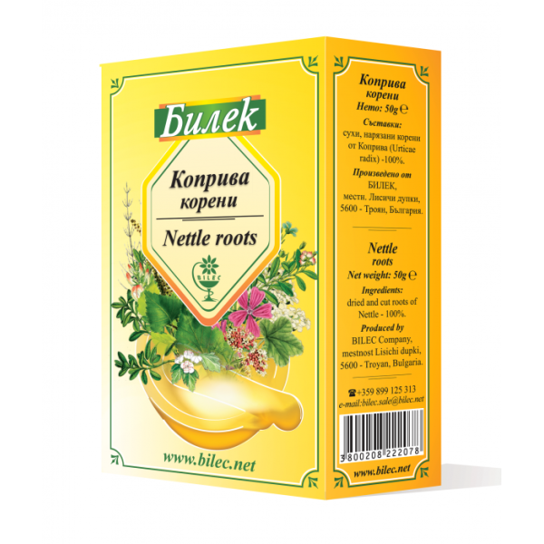 БИЛЕК Коприва - корен, 50гр БИЛЕК Коприва - корен, 50гр