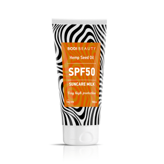 BODI BEAUTY Bille pH SPF 50 Слънцезащитно мляко с масло от Канабис, 150 мл.