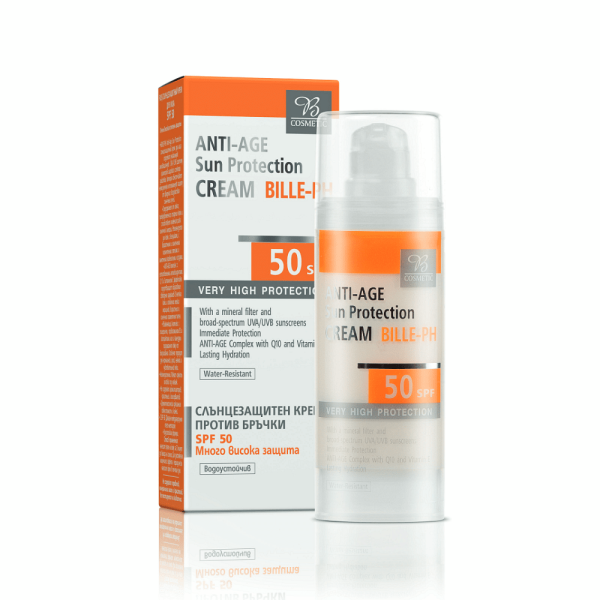 BODI BEAUTY Bille pH SPF 50 Слънцезащитен крем против бръчки, 30 мл. BODI BEAUTY Bille pH SPF 50 Слънцезащитен крем против бръчки, 30 мл.