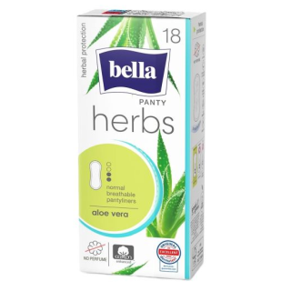 Ежедневни дамски превръзки BELLA PANTY HERBS ALOE, 18бр.