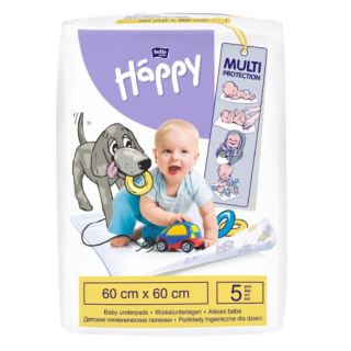 BELLA HAPPY Чаршафи за еднократна употреба 60Х60, 5 бр./10 бр.