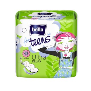 Дамски превръзки BELLA FOR TEENS ULTRA RELAX ПАМУК 10бр.
