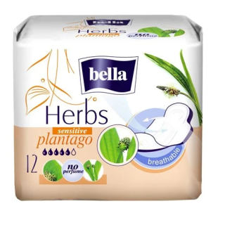 Дамски превръзки BELLA HERBS PLANTAGO ЖИВОВЛЯК 12бр.