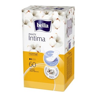 Ежедневни дамски превръзки BELLA PANTY INTIMA NORMAL 100%ПАМУК 60бр.