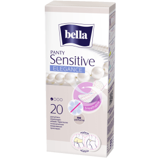 Ежедневни дамски превръзки BELLA PANTY SENSITIVE ELEGANCE ПАМУК 20бр.