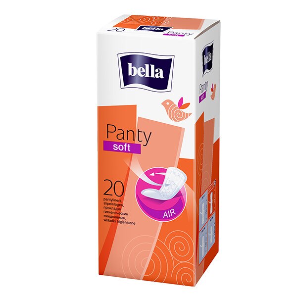 Ежедневни дамски превръзки BELLA PANTY SOFT ПАМУК 20бр.