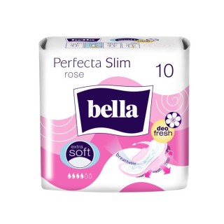 Дамски превръзки BELLA PERFECTA SLIM ROSE ПАМУК с крилца 10бр.