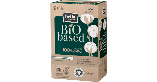 BELLA Bio Based Клечки за уши, 300 бр.