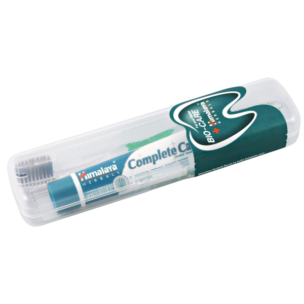 Комплект четка за зъби BIO CARE SILVER и паста за зъби HIMALAYA HERBALS COMPELETE CARE