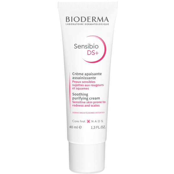 BIODERMA SENSIBIO DS+ Успокояващ крем за чувствителна кожа склонна към зачервявания и лющене 40мл.