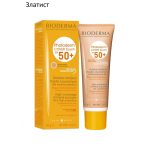 BIODERMA PHOTODERM COVER TOUCH SPF50+ Слънцезащитен оцветен флуид за лице светъл цвят/златист цвят 40мл.