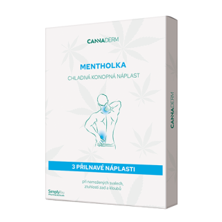 CANNADERM Ментолка Пластири, 3 бр.