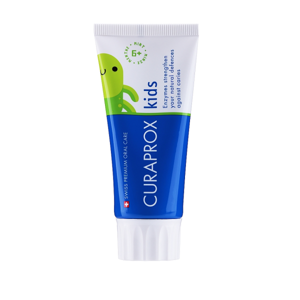 CURAPROX Kids Детска паста за зъби с вкус на Мента, 60 мл. CURAPROX Kids Детска паста за зъби с вкус на Мента, 60 мл.