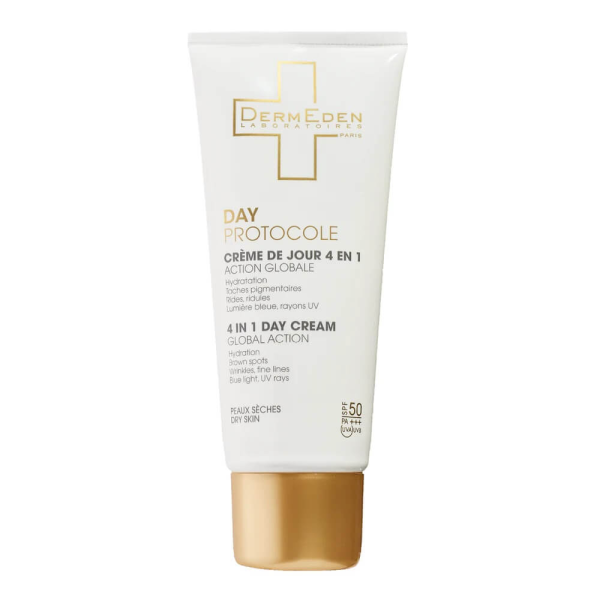DERMEDEN Дневен анти ейдж крем за суха кожа SPF50, 50 мл. DERMEDEN Дневен анти ейдж крем за суха кожа SPF50, 50 мл.