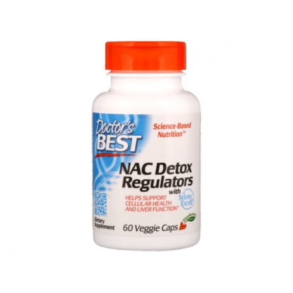 DOCTOR'S BEST NAC Детокс регулатор, 60 капсули DOCTOR'S BEST NAC Детокс регулатор, 60 капсули