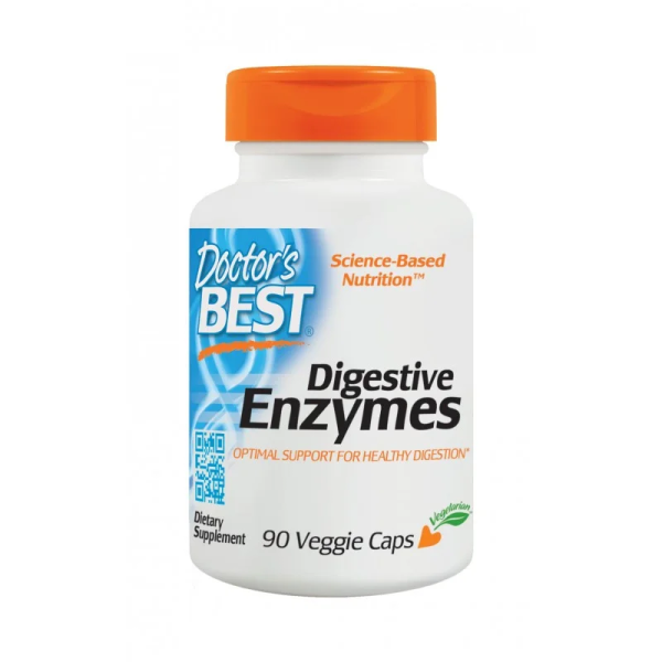 DOCTOR'S BEST Храносмилателни ензими, 90 капсули