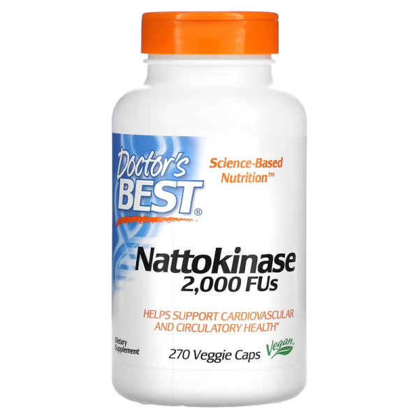 DOCTOR'S BEST Натокиназа 2000 FUs, 90/270 капсули